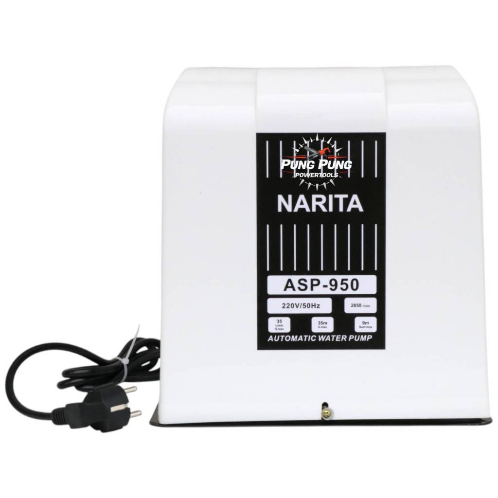 ปั้มน้ำอัตโนมัติ NARITA 950W 1.5HP รุ่นงานหนัก PRO-XXL Series ปั๊มน้ำออโต้ (รุ่นใหม่ฝาครอบตัวใหญ่) แรงขึ้น ประหยัดขึ้น