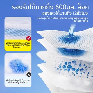MISECR ผ้าอ้อมเด็ก ระบายอากาศได้ ผ้าอ้อมสำเร็จรูปสำหรับเด็กชายและเด็กหญิง ป้องกันการรั่วซึมด้านข้างและการดูดซับที่ดี