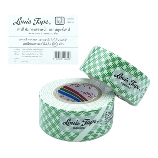 (แพ็ค 12 ม้วน) เทปโฟมกาว 2 หน้า ตราหลุยส์เทป Louis Tape ขนาด 24 มม