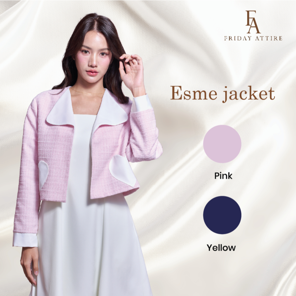 Friday attire เสื้อคลุมแต่งกระเป๋าหัวใจ (FB-002)