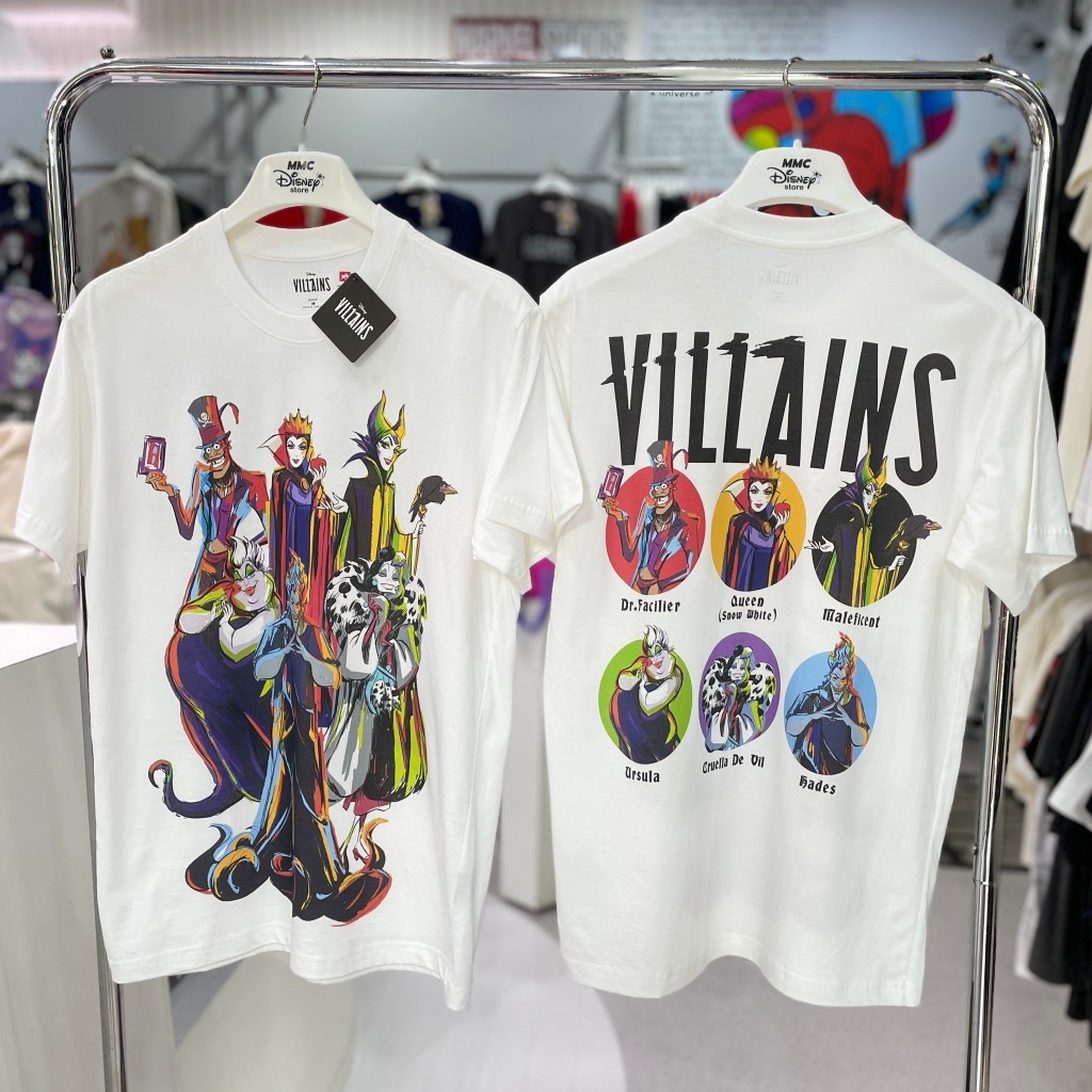 Power 7 Shop เสื้อยืดการ์ตูน ลาย "Disney Villains" ลิขสิทธิ์แท้ DISNEY (TMX-200) — صورة 6