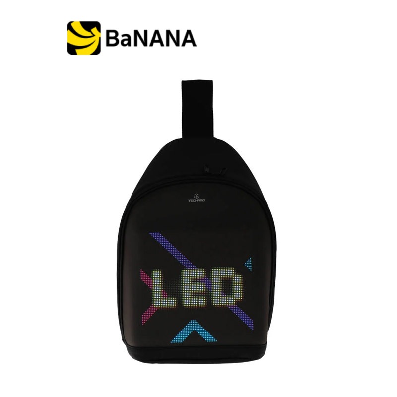TECHPRO กระเป๋าคาดอก Pixel LED Display Crossbody Bag by Banana IT