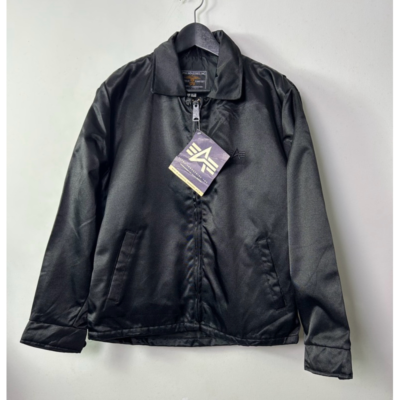 alpha industries usa black nylon jacket