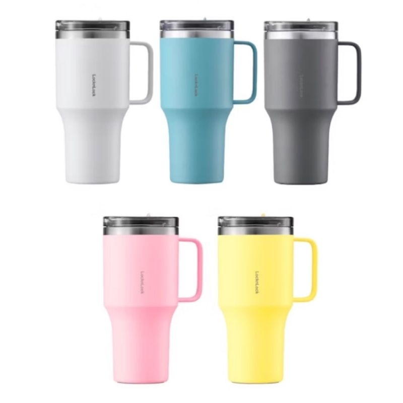 (แถมกล่องพลาสติก89฿) LocknLock กระบอกน้ำเก็บอุณหภูมิ Metro King Tumbler 820 ml รุ่น LHC4326 แก้วน้ำ 