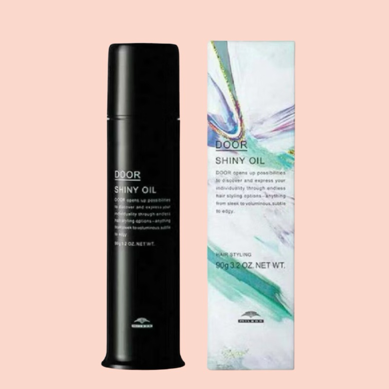 MILBON DOOR Shiny Oil 90ML ออยล์เนื้อเจล ให้ความลื่นที่ไร้ความมัน และไม่เหนียวเหนอะหนะ เหมือนออยล์ทั่วไป