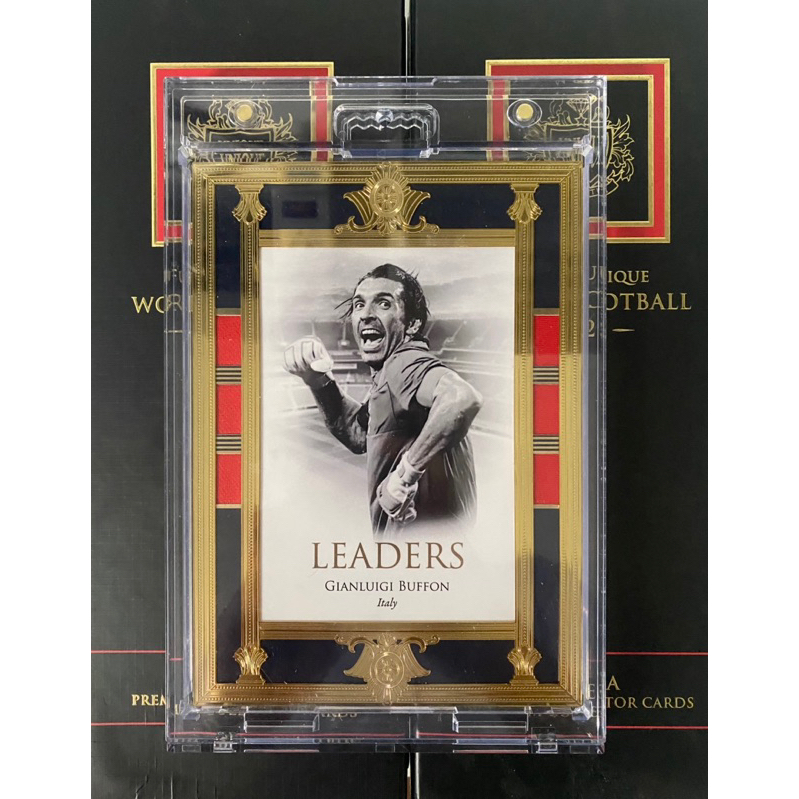 การ์ดฟุตบอล👕ชิ้นส่วนผ้า GIANLUIGI BUFFON  Italy LEADERS /15 2023 Future Unique