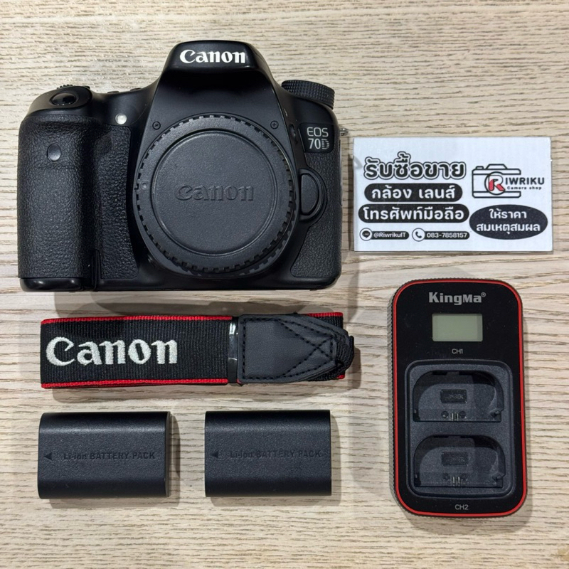 Canon EOS 70D (บอดี้) มือสอง สภาพใช้งานได้ปกติเต็มระบบ