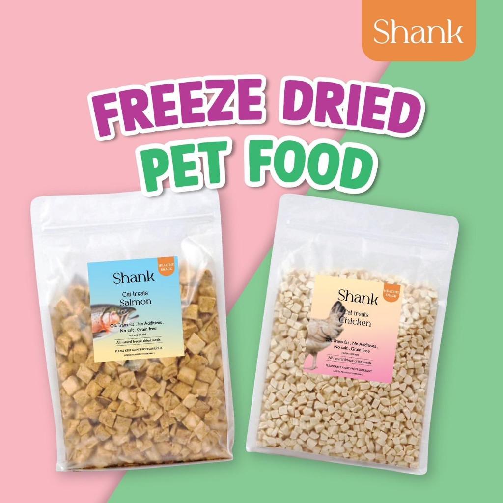 โปรถุง1KG! ถุงกิโลถูกกว่า ฟรีซดรายอกไก่ ตับไก่ แซลม่อน หญ้าแมว สุดคุ้ม น้ำหนักเต็มปริมาตร หอม สดใหม่