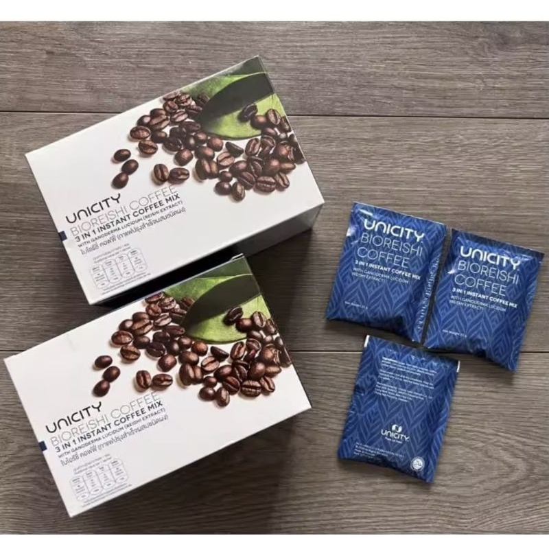กาแฟ Bioreishi coffee ไบโอริซี่ คอฟฟี่ unicity ของแท้ 100%ฉลากไทย