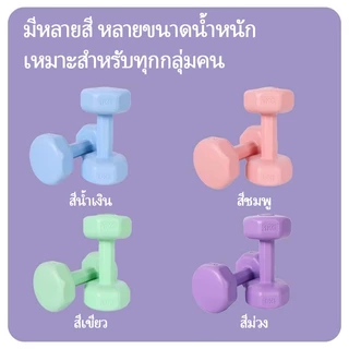ดัมเบล2ชิ้น ดัมเบล 1-3kg สำหรับลดไขมันต้นแขน ออกกำลังกาย ฟิตเนส ดัมเบลคู่ ออกกำลังกาย Dumbbells