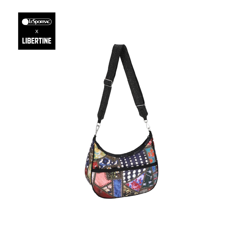Lesportsac N/S convertible Hobo Bag Shoulder Bag กระเป๋าสะพายข้าง Style 3753 Lesportsac x Libertine