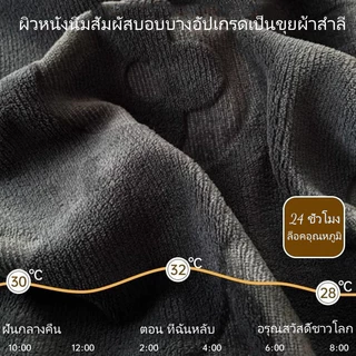 แผ่น แผ่นนุ่ม ผ้าคลุมเตียงกำมะหยี่นมบวกกำมะหยี่ ผ้าใส่สบาย 3/4/5/6 ฟุต อ่อนโยนต่อผิว อบอุ่น ระบายอากาศได้ดี หลับลึก