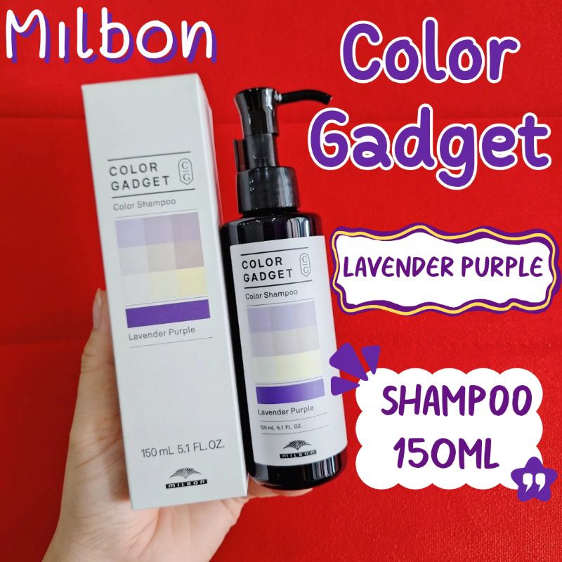 โค้ดทักแชท Milbon Color gadget Shampoo Lavender purple 150ml แชมพูสีม่วง ที่ช่วยกดความเหลืองของพื้นผม – โปรปัง