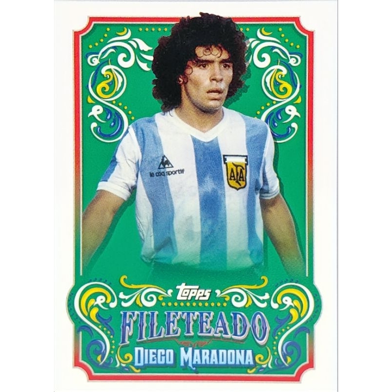 Topps AFA Fileteado ปี 2023 ตัวการ์ดเป็นใบหนา