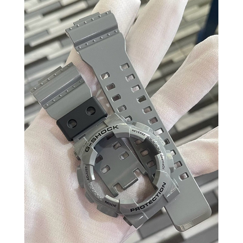 กรอบสาย G-Shock ของแท้ 100%(GA/GD/GAX/GLS)โทนสีเทาเงา