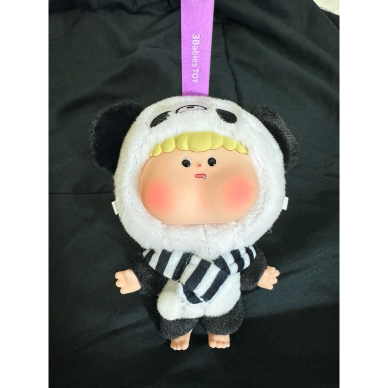 ตุ๊กตาพวงกุญแจ น้องแก้มป่อง แพนด้า DUDU ZOO น่ารัก มือสอง สภาพใหม่