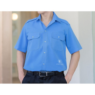 เสื้อฟ้าขับรถ แท็กซี่ ตุ๊กๆ ยูนิฟอม ยาม รปภ. แขนสั้น Standar…