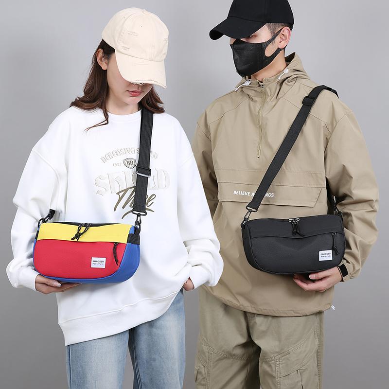 กระเป๋าสะพายข้าง ผ้าแคนวาส (GC-106) Cross Body เก็บของได้เยอะ Street Style