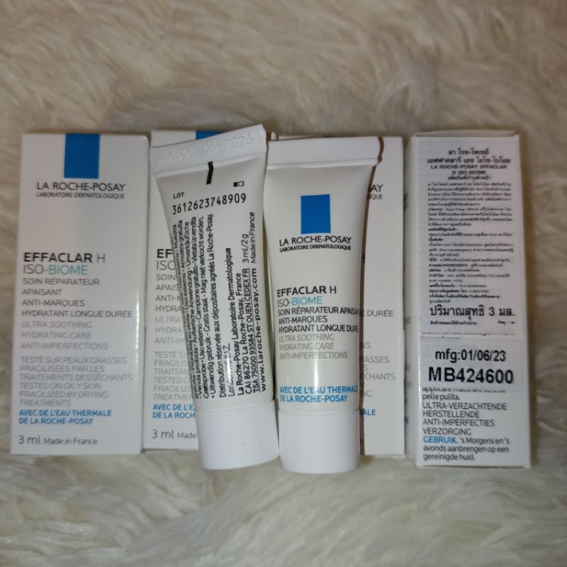 ิสินค้าใหม่Roche-Posay EFFACLAR H ISO-BIOMECream 3ml.มอยส์เจอร์ไรเซอร์ปรับสมดุลผิวเพื่อผิวเป็นสิวผิวแพ้ง่ายคันระคายเคือง