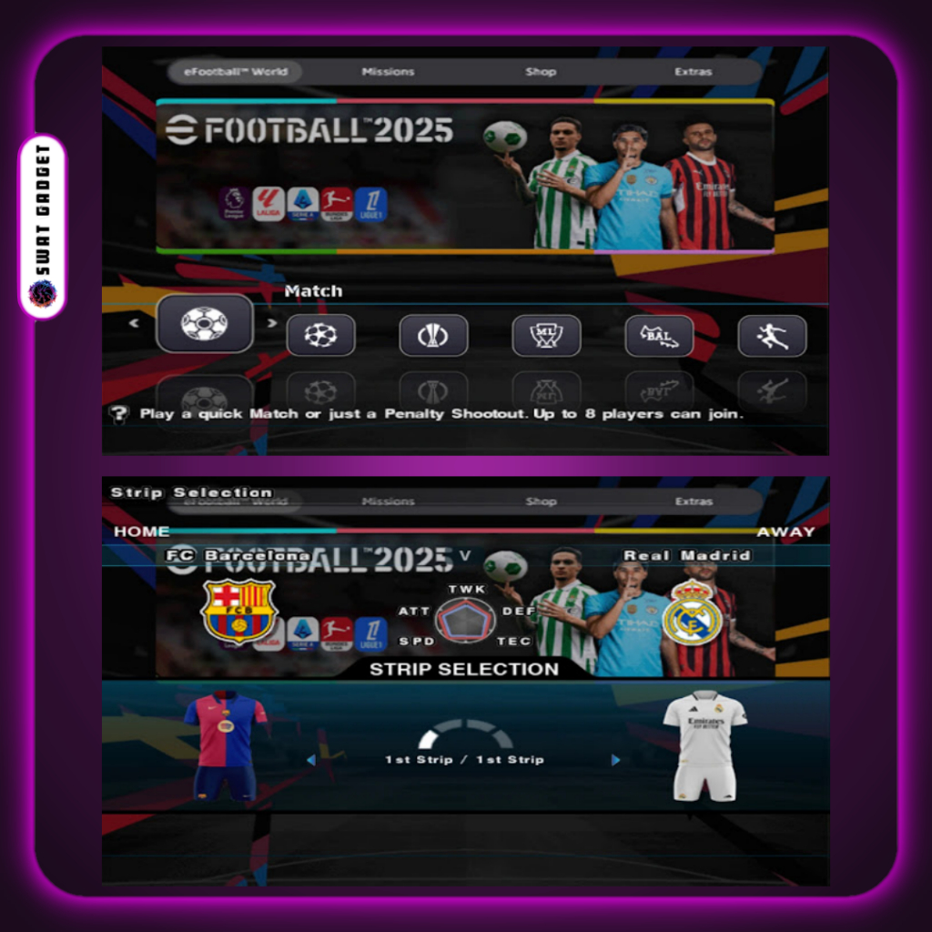 แผ่นเกม PES 2025 / eFootball 2025 Update February 2025 สำหรับ Playstation2 PS2 ทำจากแผ่นแบรนด์ HP คุณภาพสูง SWATGadget