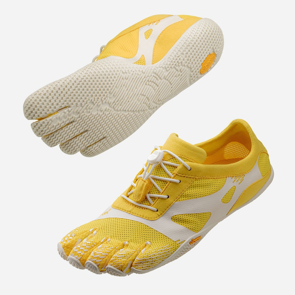 Vibram FiveFingers รองเท้าผู้ชาย รุ่น KSO EVO (Yellow/White) - 25M0705