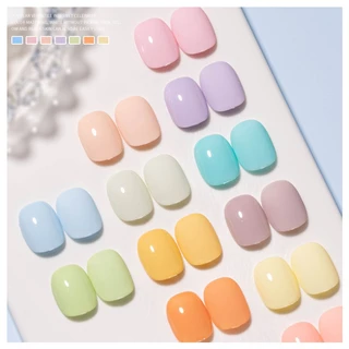 Nail.Girl เล็บเจล Macaronทําเล็บเจล dopamine 12สี ยอดนิยมสี 7.3ML เล็บชุดสำหรับเล็บร้านทำผม