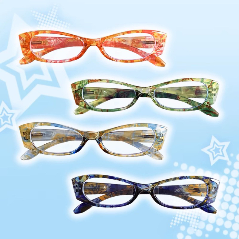 (preorder) s-rabbit - Y2K hawaiian glasses แว่นตาแฟชั่น
