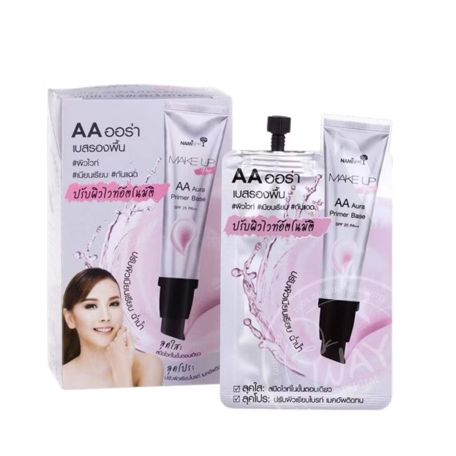 AA ออร่า นามิ Nami Make Up Pro AA Aura Primer Base(ยกกล่อง x 6ซอง)