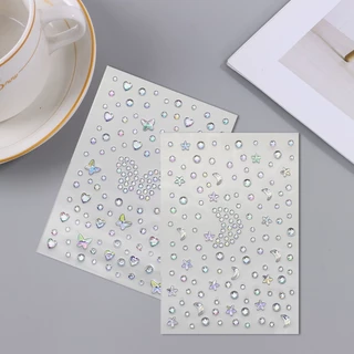 สติ๊กเกอร์แต่งหน้า ติดทน ติดนาน เพชร ประดับ DIY Makeup Sticker