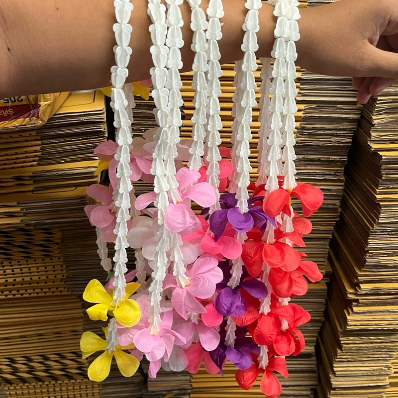 (ยกโหล 12 ชิ้น) No.1164 พวงมาลัย พวงมาลัยปีใหม่ พวงมาลัยสงกรานต์ พวงมาลัยต้อนรับ พวงมาลัยคละสี - รูปที่ 3