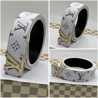 เข็มขัดผู้ชายลายโมโนแกรม หัวเข็มขัด LV มีให้เลือกหลายสี