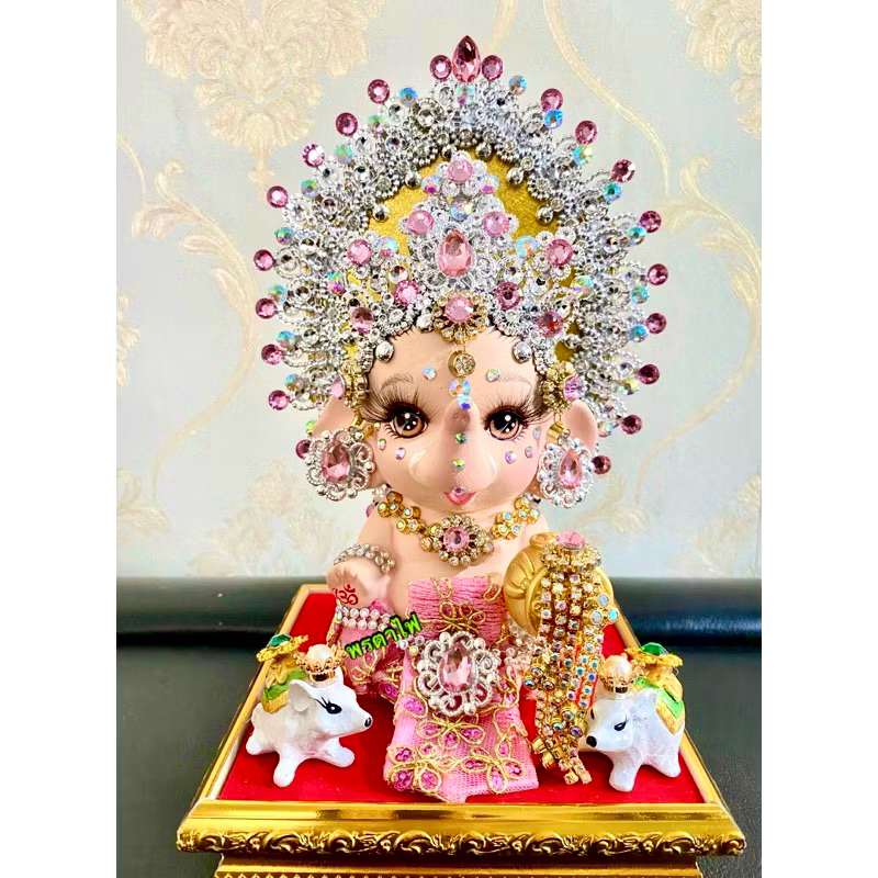 พระพิฆเนศประทานพร กวักเงินกวักทอง (ราคาเฉพราะองค์)โชคลาภ ค้าขายน่ำรวย - รูปที่ 2