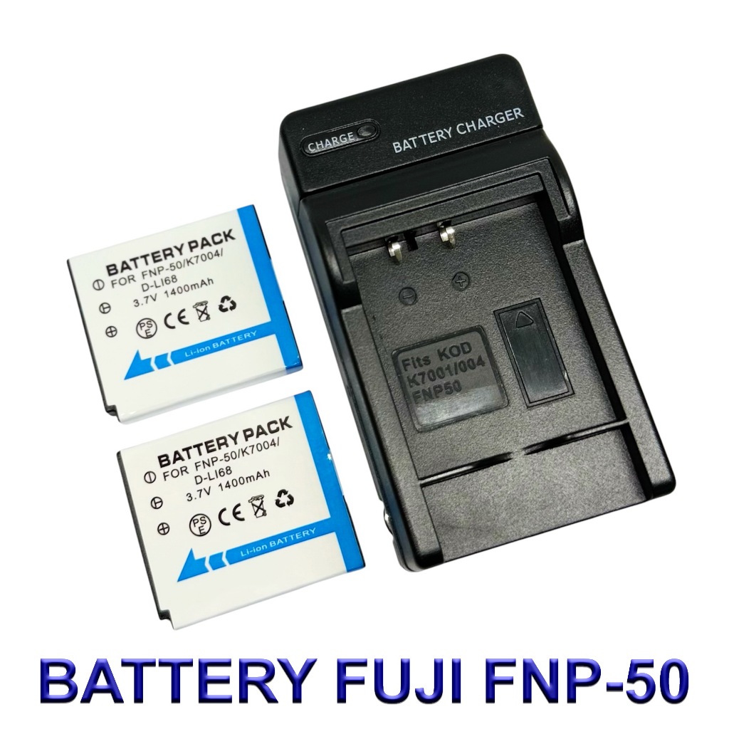 FNP-50 / NP-50 / FNP50 / NP50 Battery and Charger For Fujifilm X10,X20,XF1,XP200,F300,F500,F600,F800,F900,REAL 3D W3