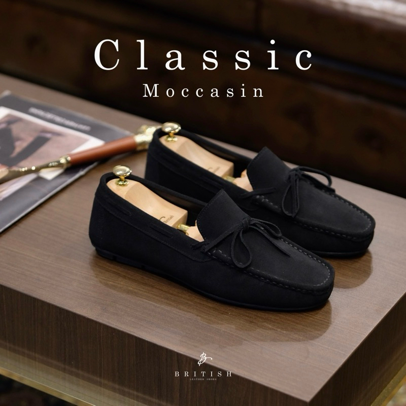 British Classic Moccasin (Black)
