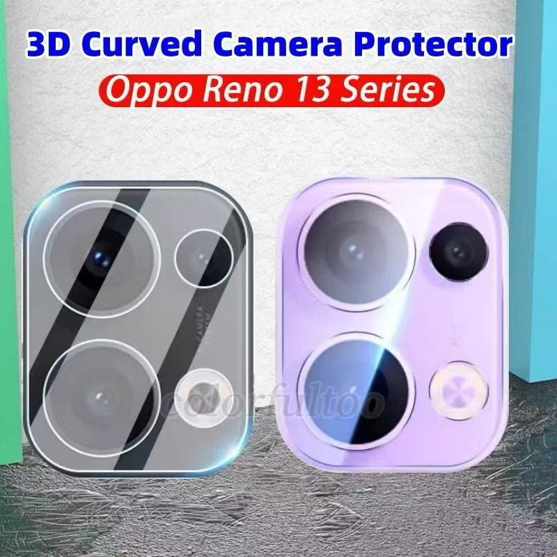 ฟิล์มกล้อง กระจก เลนส์กล้อง 3D สําหรับ Oppo Reno 13 Pro 13Pro  Reno13F ตรงรุ่น  นิรภัยกันรอยReno13Pro