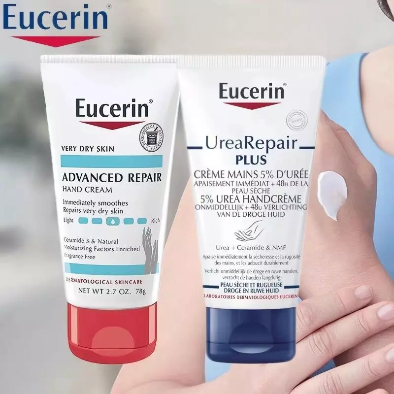 ครีมทามือที่ดีมาก Eucerin Advanced Repair Hand Cream 78g/ UreaRepair PLUS 5% Ure Hand Cream 75ml