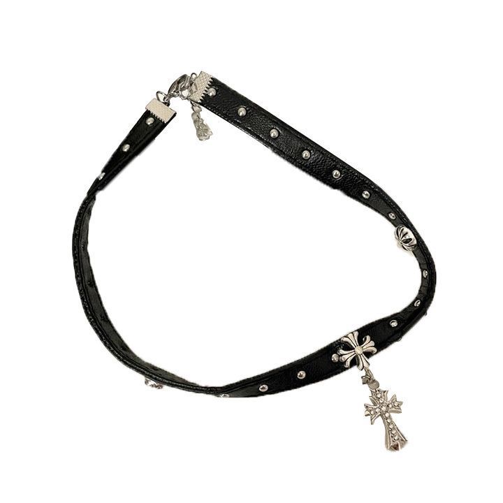 พร้อมส่งด่วนจากกรุงเทพ โชคเกอร์ปลอกคอ แนวโกธิค วินเทจ พังก์ สร้อยคอเท่ๆ choker หนังเทียมคุณภาพดี ราคา ถูกที่สุด ดีลบีเคเค แกลเลอรีภาพที่ 8