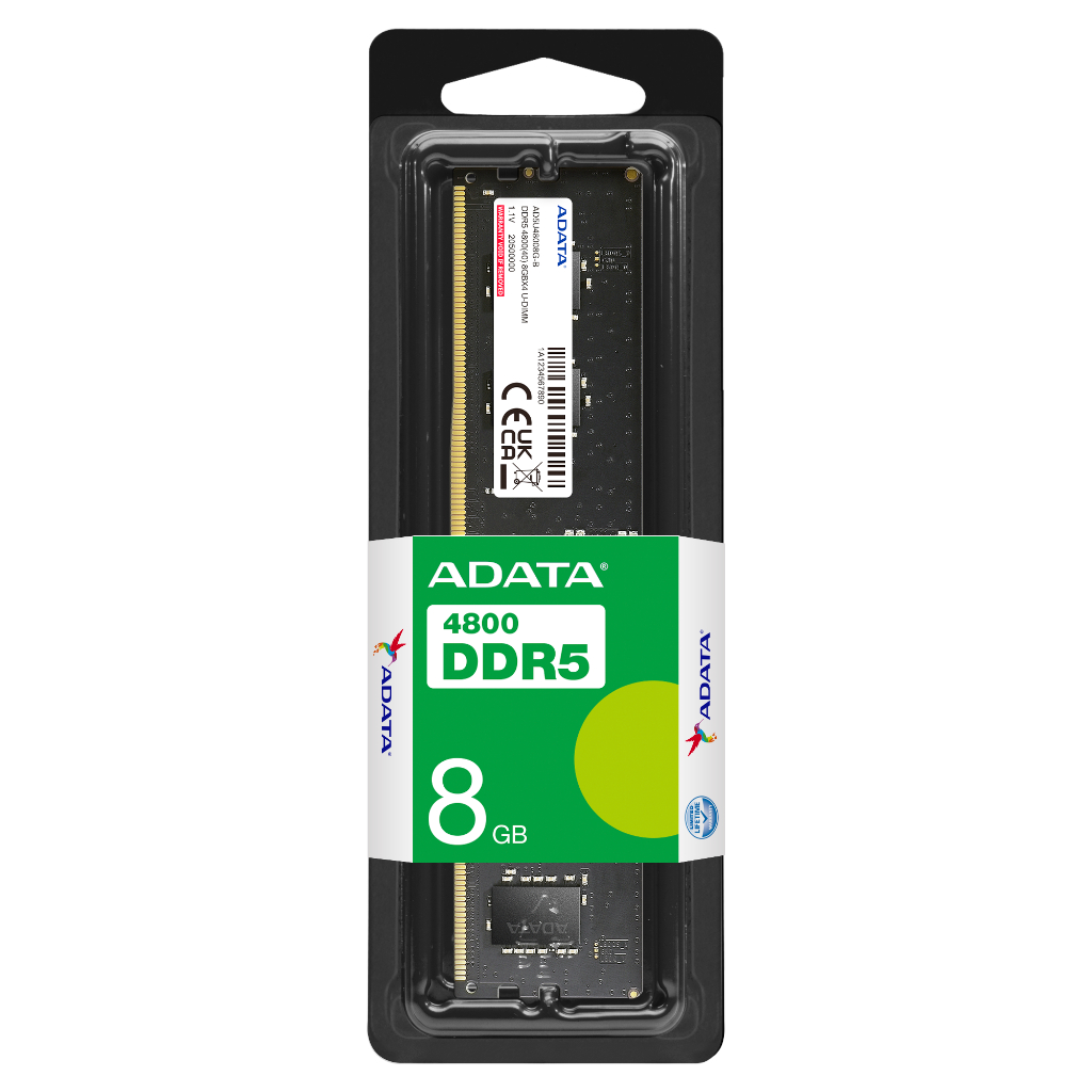 Desktop Memory RAM (แรมสำหรับคอมพิวเตอร์ตั้งโต๊ะ) ADATA DDR4 4800MHz 8GB DDR5 4800MHz U-DIMM (AD5U48