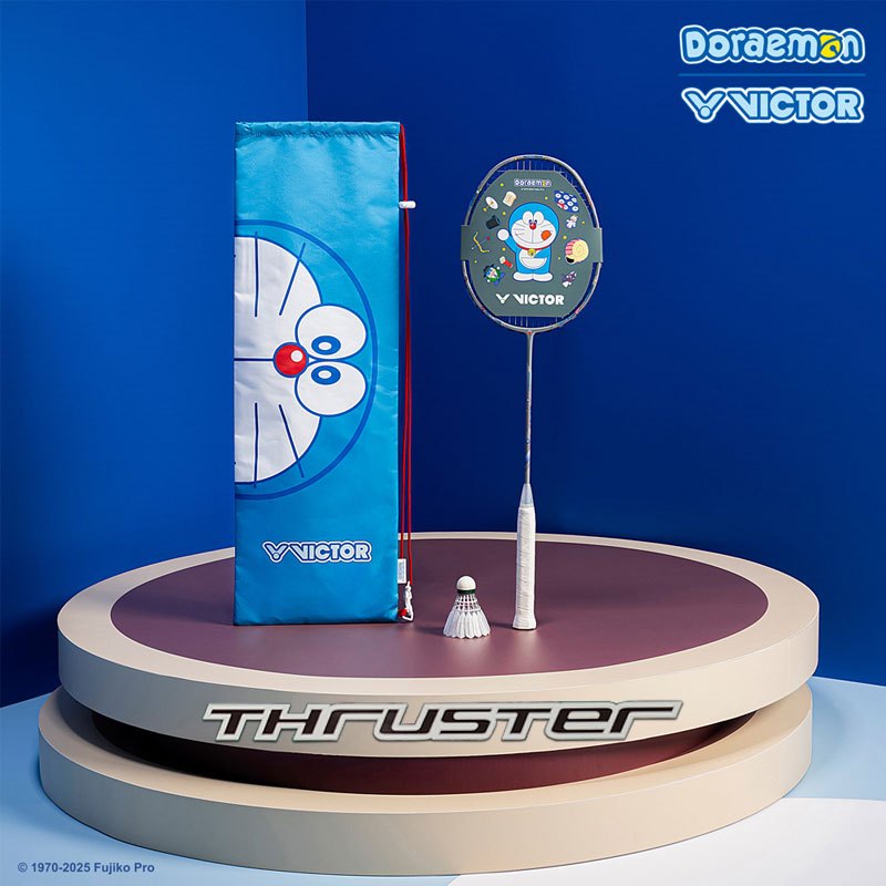 【 ของแท้ 💯% 】ไม้แบดมินตันวิคเตอร์ X Doraemon Thruster DRM (TK-DRM-H)