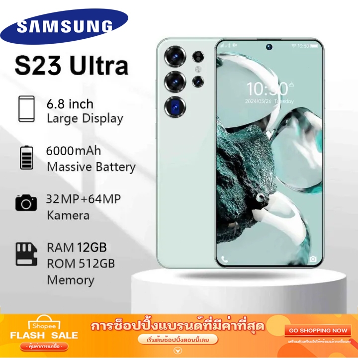 โทรศัพท์ ของแท้ S24 5G 7.5นิ้ว โทรศัพท์มือถือ รองรับ2ซิม Smartphone 6800mAh 5G แรม16GB รอม512GB โทรศัพท์ถูกๆ Mobile