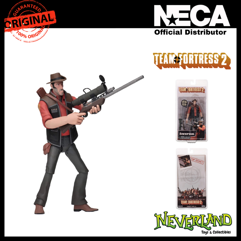 (NECA)Team Fortress - 7" Scale Action Figure - Series 4 RED - Sniper