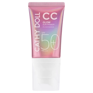 CATHY DOLL - CC Glow Sun Primer SPF50+ PA++++ (40 ml.) เคที่ดอลล์ ซีซี โกลว์ ซัน ไพรเมอร์ เอสพีเอฟ50+ พีเอ++++