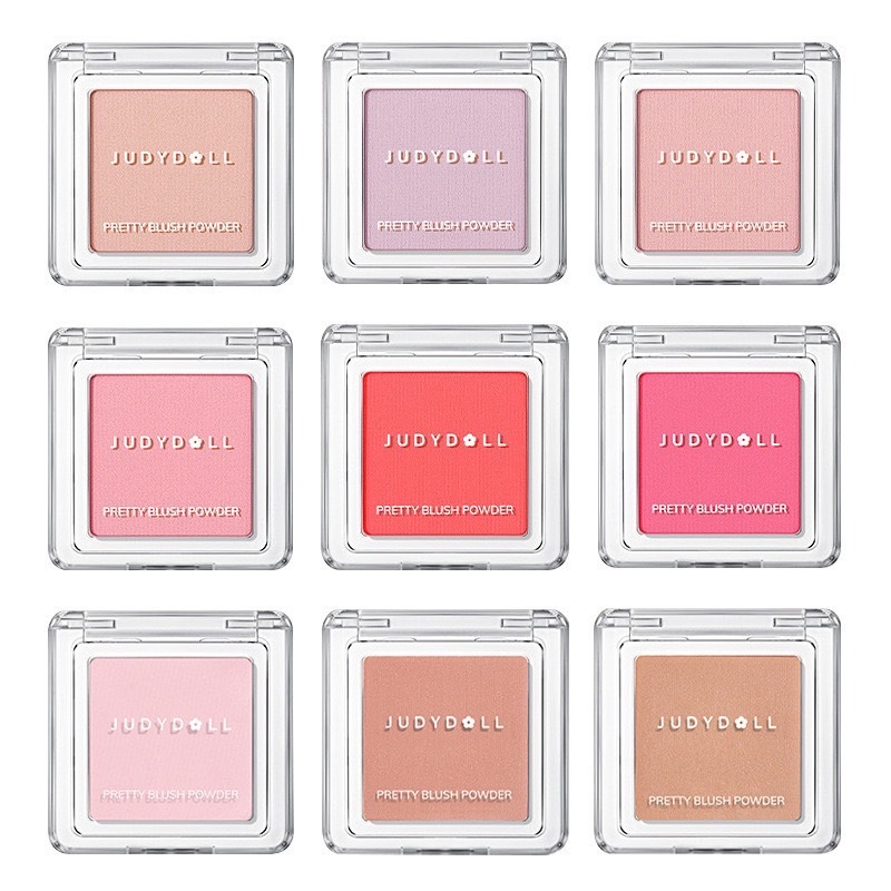 JUDYDOLL BLUSH POWDER บลัชออนขนาดพกพา จูดี้ดอล สีสวย ติดทนยาวนาน เกลี่ยง่าย พร้อมส่งจากไทย