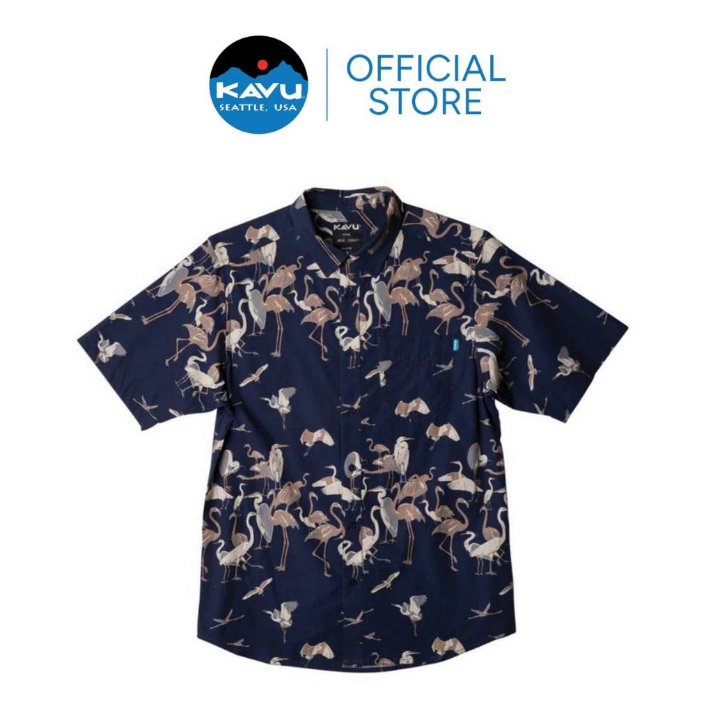 KAVU The Jam Shirt เสื้อเชิ้ตแขนสั้น ผู้ชาย