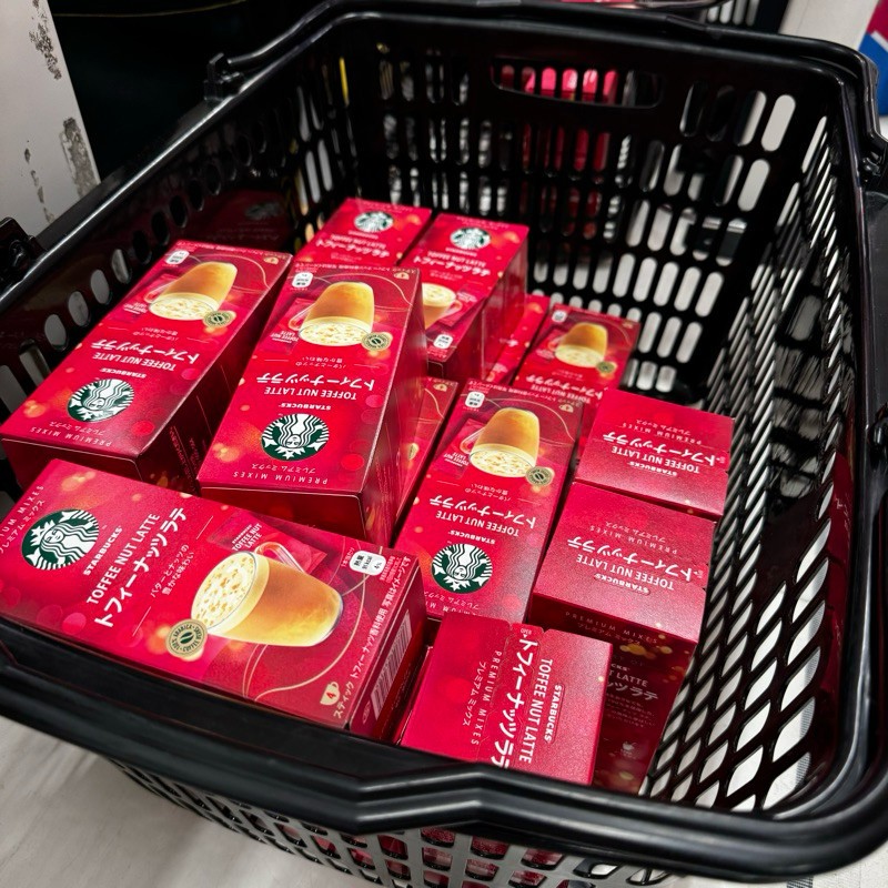 ของแท้จากญี่ปุ่น⭐️STARBUCKS TOFFEE NUT LATTE กาแฟสำเร็จรูปเกรดพรีเมียม พร้อมทานได้เลยยยย รสหอม มัน น