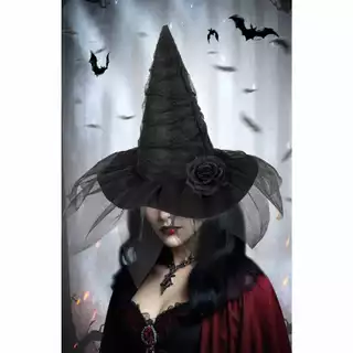📍ส่งจากกรุงเทพ📍 Halloween หมวกฮาโลวีน หมวกแม่มด พ่อมด พร้อมส่งไว