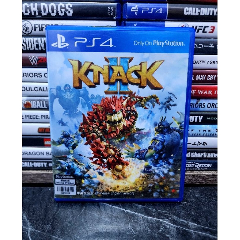 Knack 2 ps4(เล่นได้1-2คน) แผ่นแท้สภาพดี