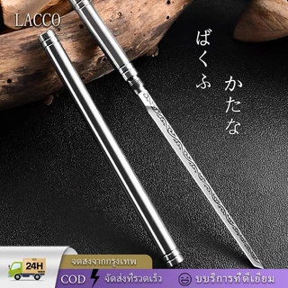 ばくふ มีดอเนกประสงค์สแตนเลส คุณภาพสูง มีดทำอาหาร มีดแล่ มีดพก มีคอเนกประสงค์ แถมปลอกใส่
