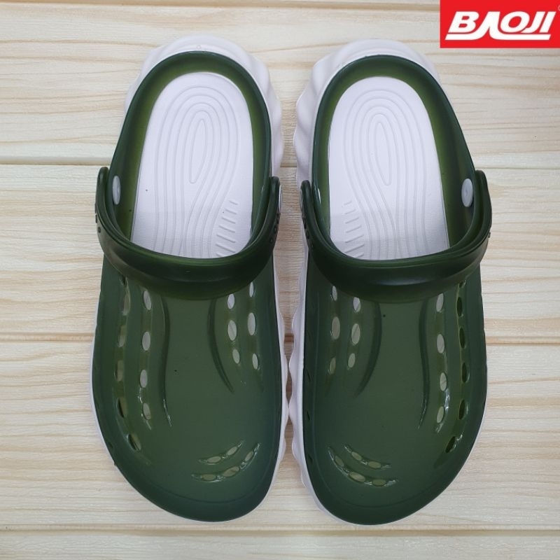 Baoji B041-812 รองเท้าหัวโตแบบสวมชาย บาโอจิ ไซส์ 40-45