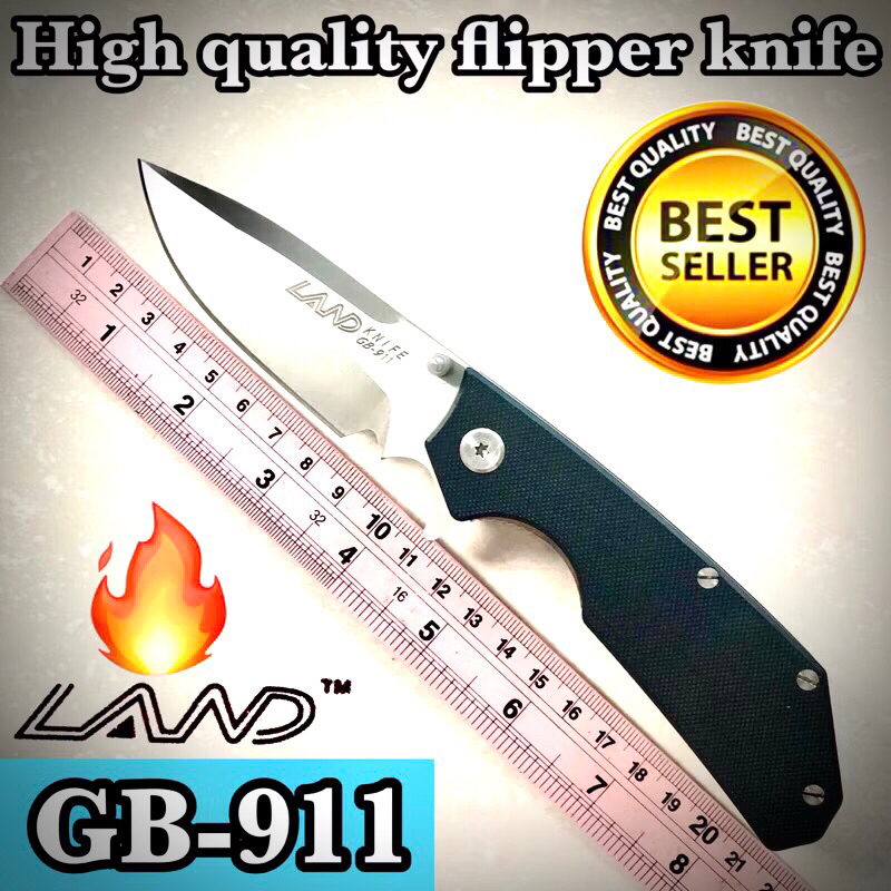 High quality flipper knife LAND GB-911 for collection and use camping 🏕️
